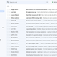 A screenshot showing the remodeled Gmail